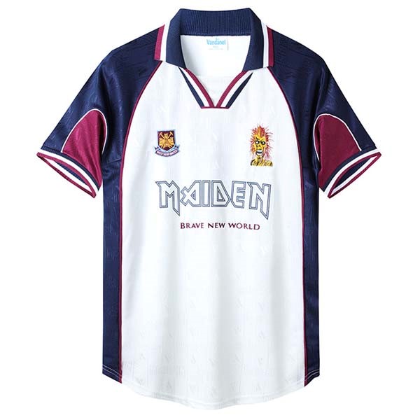 Camiseta Iron Maiden x West Ham 2nd Retro 1999/2001